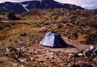 Camp at Laguna el Salto
